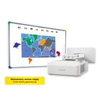 Zestaw interaktywny - Tablica DualBoard 1279 + projektor SONY VPL-SX630 + uchwyt ścienny SONY