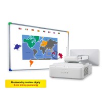 Zestaw interaktywny - Tablica DualBoard 1297 + projektor SONY VPL-SW 536 + uchwyt ścienny SONY