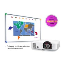 Zestaw interaktywny - Tablica DualBoard 1279 + projektor NEC M260XS + podstawa mobilna