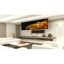 Ekran elektryczny Viz-art do zabudowy Uran 300x225 cm (4:3)