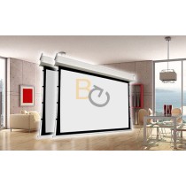 Ekran do zabudowy z napinaczami Viz-art Tension Uran 244x141 cm (16:9)