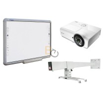 Zestaw interaktywny - tablica Qomo QWB200-BW 88' + projektor Vivitek DX881ST + uchwyt WallMount 1200