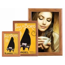 Ramka 2x3 plakatowa zatrzaskowa Wood 14mm A6(148x105mm)