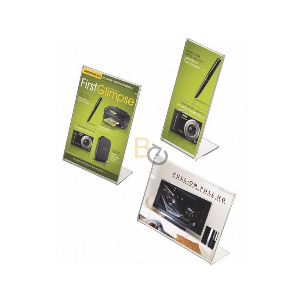 Stojak informacyjny 2x3 kątowy typu L 105×148 mm poziomy