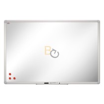 Tablica suchościeralna 2x3 OfficeBoard 90×60cm powierzchnia srebrzysta lakierowana, magnetyczna - rama srebrna