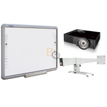 Zestaw interaktywny - tablica Qomo QWB200-BW + projektor ViewSonic PJD5453S + uchwyt WallMount 1200
