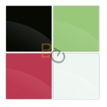 Tablica szklana 2x3 40x60 cm - czerwona