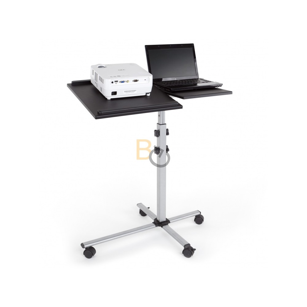 Stolik pod projektor i laptop 2x3 Duo na kółkach