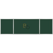 Tablica kredowa 2x3 Tryptyk 170x100/340cm magnetyczna, porcelanowa