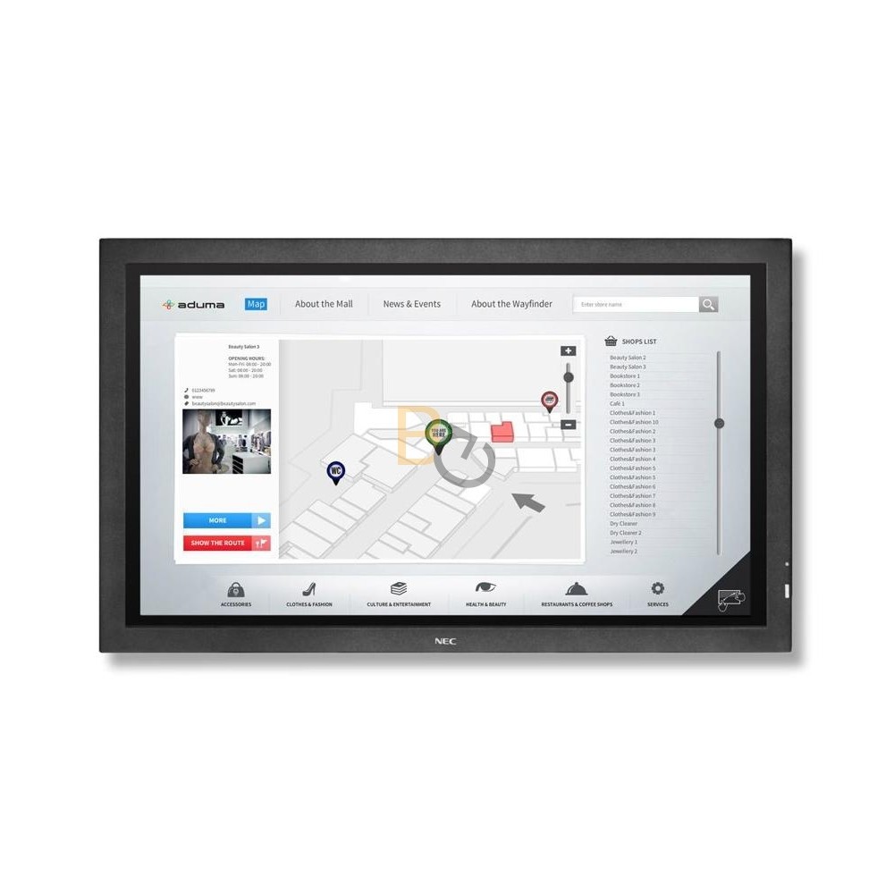 Monitor interaktywny NEC MultiSync P553 SST (ShadowSense)