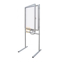 Gablota zewnętrzna 2x3 na stojaku model 1 wodoszczelna 4×A4 - tekstylna