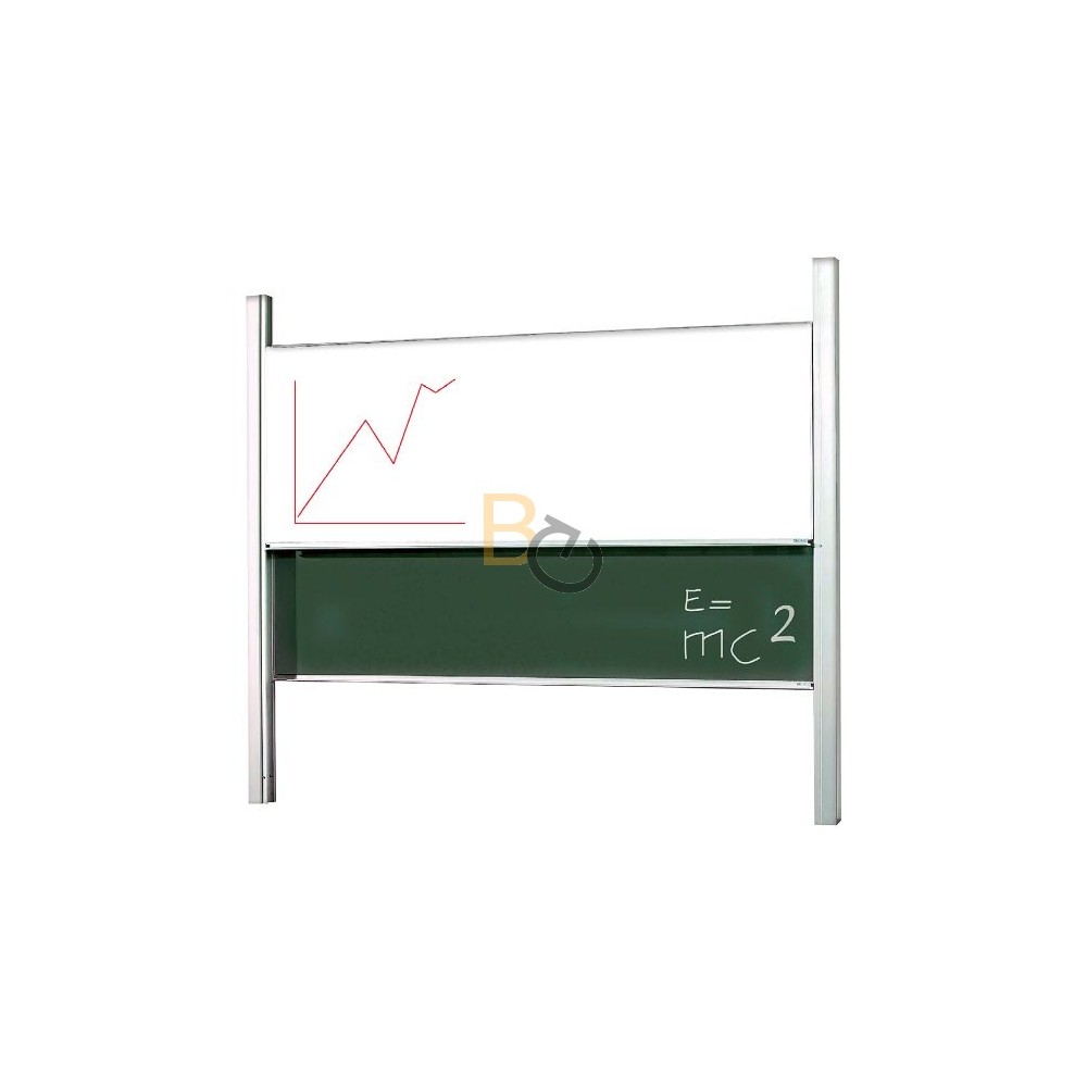 Tablica kolumnowa 2x3 250×120cm (lakierowana) suchościeralna i kredowa