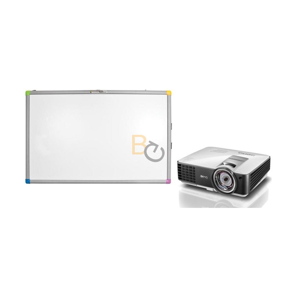 Zestaw interaktywny - tablica interaktywna Interwrite TouchBoard PLUS 1078 + projektor BenQ MX806ST + uchwyt ścienny