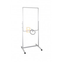 Flipchart dwustronny 2x3 mobilny z plexi