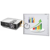 Zestaw interaktywny - tablica interaktywna Newline TruBoard IR10-78 + projektor BenQ MX806ST + uchwyt ścienny