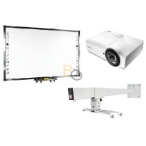 Zestaw interaktywny - Tablica QOMO QWB379BW + projektor Vivitek DX881ST + uchwyt ścienny