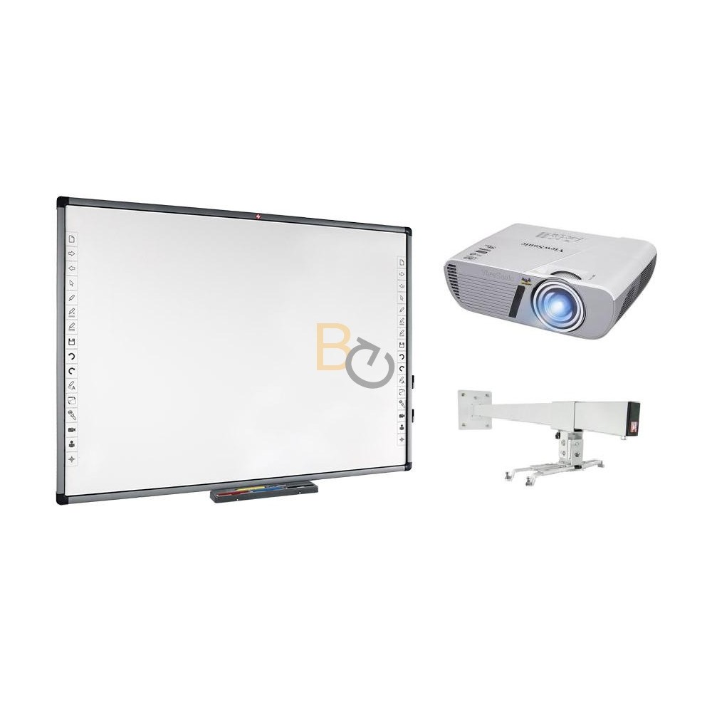 Zestaw interaktywny - tablica interaktywna Avtek TT-BOARD 80 Pro (4:3)+ projektor ViewSonic PS501X  + uchwyt