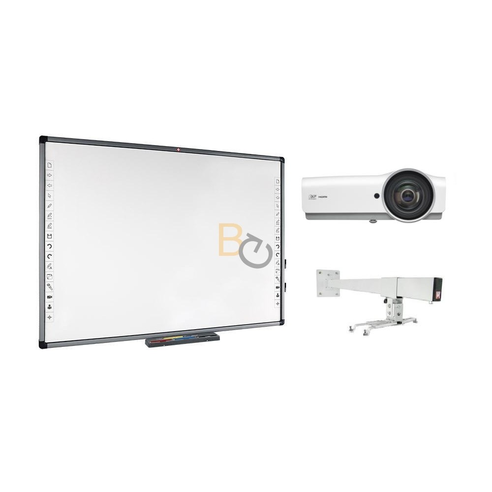 Zestaw interaktywny - tablica interaktywna Avtek TT-BOARD 80 Pro (4:3) + projektor Vivitek DX881ST + uchwyt