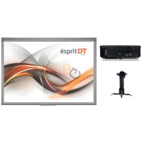 Zestaw interaktywny - tablica interaktywna Esprit Dual Touch 80" + projektor Optoma DX318e + warianty