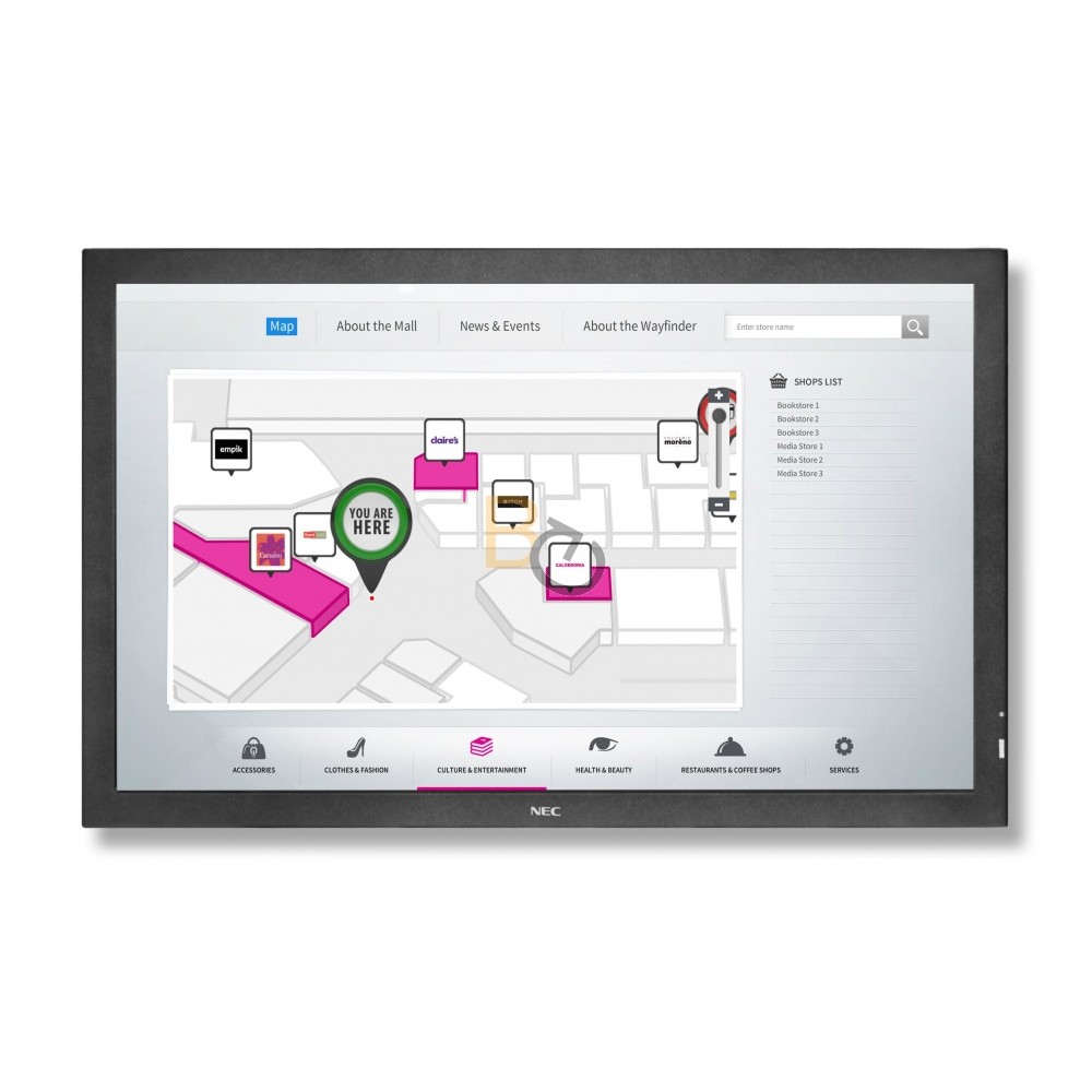 Monitor interaktywny NEC MultiSync V463 TM-2 (Infrared Touch)