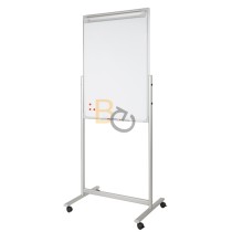 Flipchart dwustronny 2x3 mobilny, lakierowany