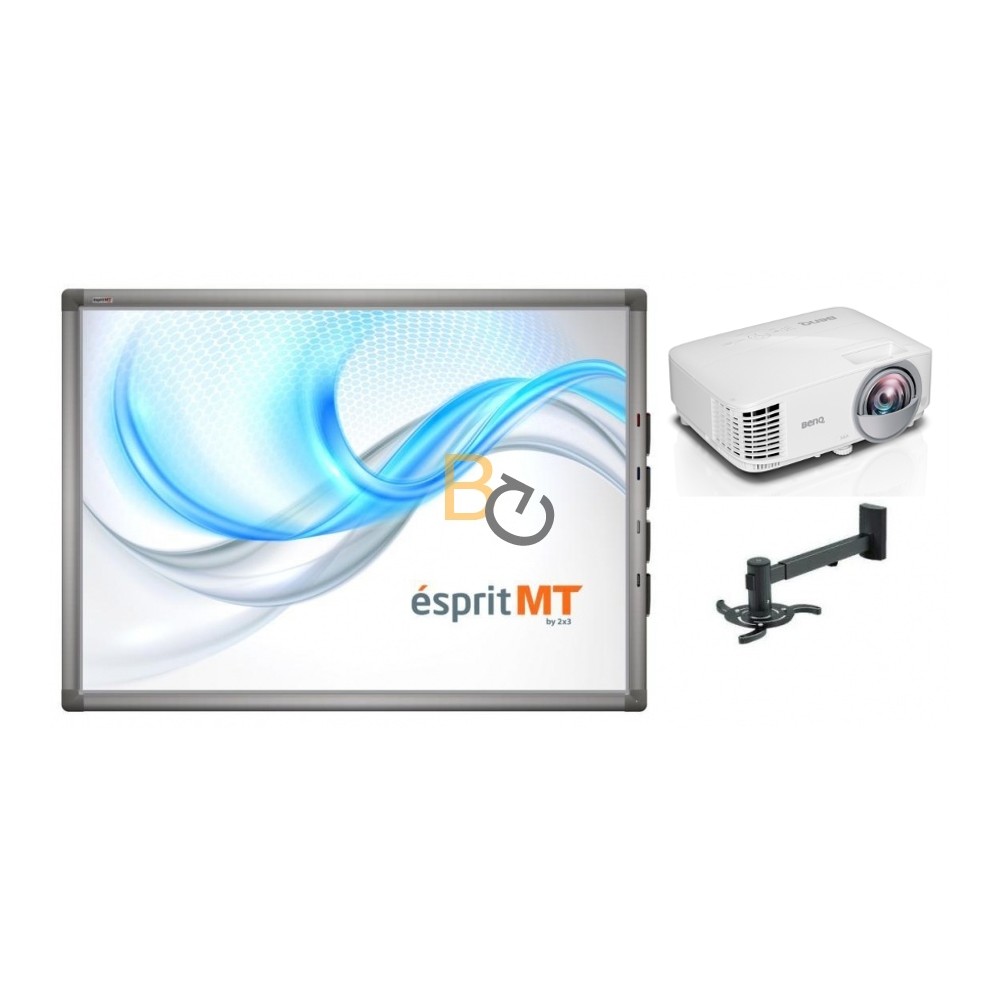 Zestaw interaktywny - tablica interaktywna Esprit Multi Touch 80" (4:3) + projektor Benq MX808ST + warianty