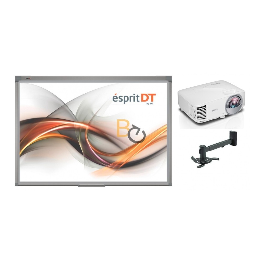 Zestaw interaktywny - tablica interaktywna Esprit Dual Touch 80" (4:3) + projektor Benq MX825ST + uchwyt