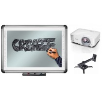 Zestaw interaktywny - tablica interaktywna Newline TruBoard R5-900E 88" (16:10) + projektor Benq MX809ST + uchwyt