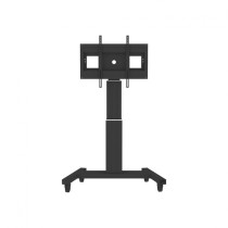 Wózek wideokonferencyjny do ekranu z elektryczną regulacją wysokości PLASMA-M2500BLACK | 42" - 100"