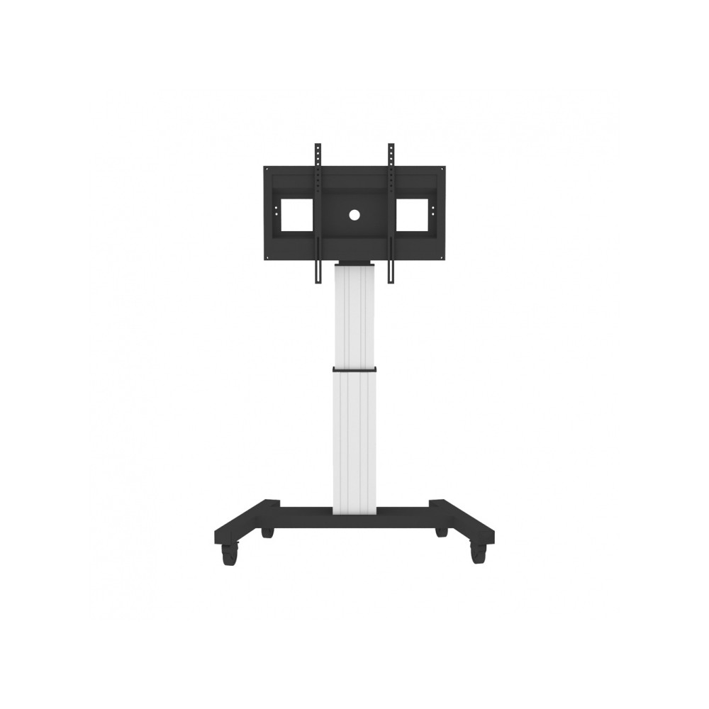 Wózek wideokonferencyjny do ekranu z elektryczną regulacją wysokości PLASMA-M2500SILVER | 42" - 100"