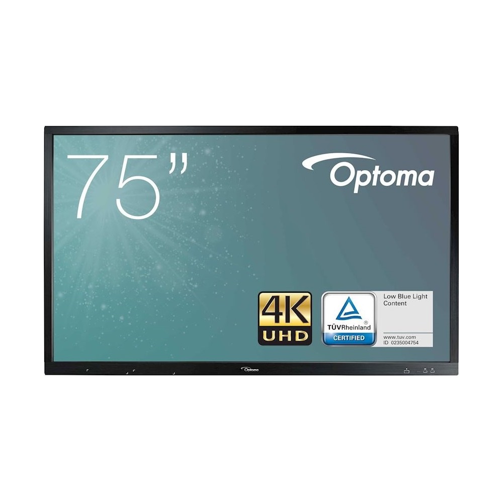 Interaktywny monitor Optoma OP751RKe 4K UHD 75"