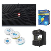 EKOPRACOWNIA - Zestaw 2 - monitor AVTEK TS7 LITE 75" + Ideao Hub 24" + Labdisc + Wizualizer + Mozabook + Drukarka 3D