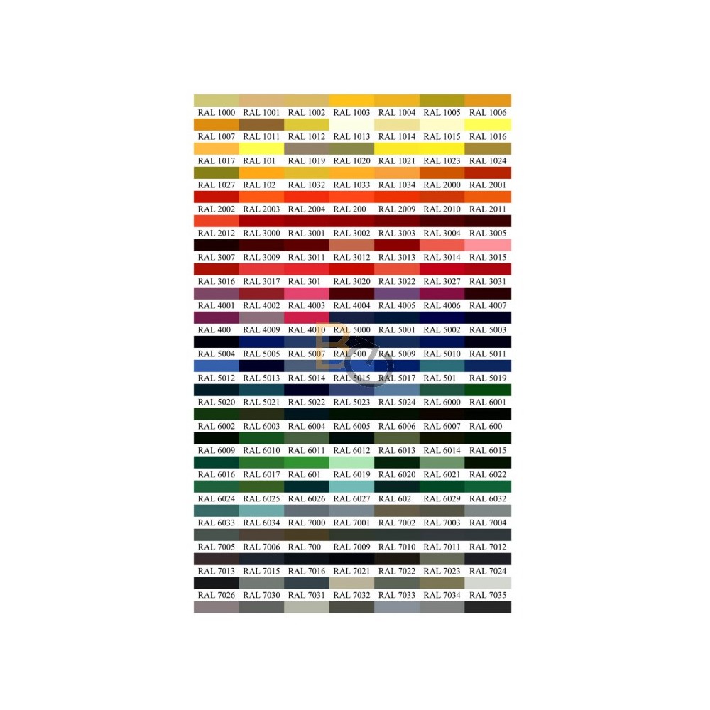 AVERS Dopłata za malowanie kasety ekranu lub innego asortymentu na kolor RAL