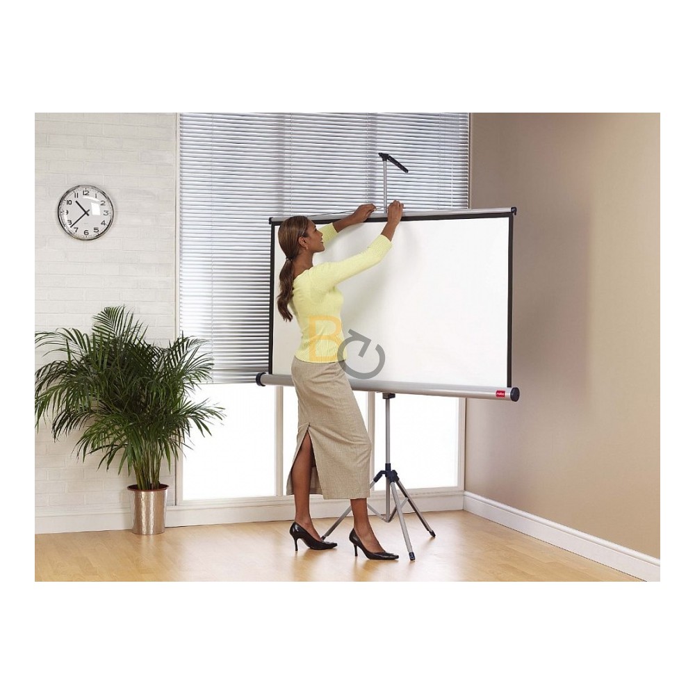 Ekran ręcznie rozwijany na trójnogu NOBO 200x151,3 cm (4:3)