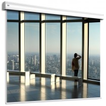 Ekran elektryczny Adeo wielkoformatowy Alumid NOB 350x350 cm format 1:1