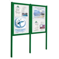 Słupek Quatro Plus do gablot 1000 i 2000 o wys. 750/1000mm