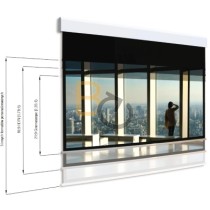 Ekran elektryczny Adeo Multiformat 275 cm