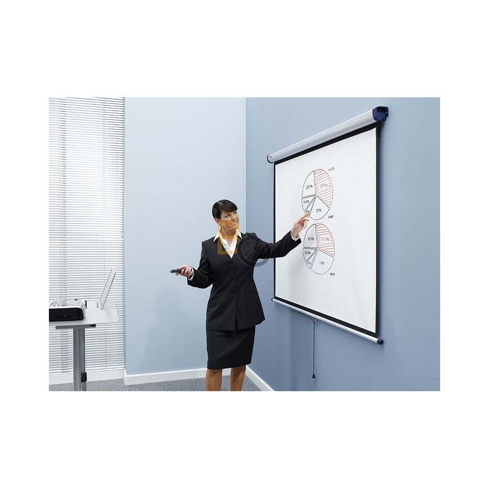Ekran ścienny ręcznie rozwijany NOBO 175x109 cm (16:10)