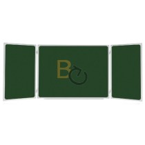 Tablica kredowa 2x3 Tryptyk 150x100/300cm magnetyczna, lakierowana