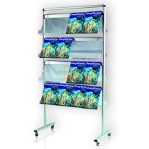 Stojak na ulotki i broszury 2x3 dwustronny 16xA4