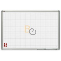 Tablica suchościeralna w kratkę 2x3 OfficeBoard 120x90cm ceramiczna, magnetyczna