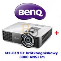 Zestaw interaktywny - tablica interaktywna Esprit DT 80" + Projektor Benq MX819ST + Mobilny statyw do tablic interaktywnych
