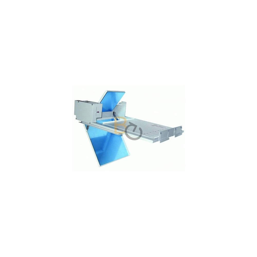 System instalacji projektora nad sufitem podwieszonym MirrorLift