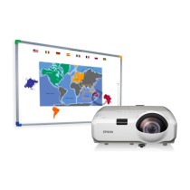 Zestaw interaktywny - tablica interaktywna Interwrite DualBoard 1279 + Epson EB-420 + uchwyt ścienny