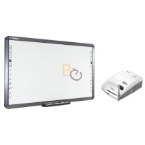 Zestaw interaktywny - tablica interaktywna Qomo QWB100WS-PS + projektor ultrakrótkoogniskowy Vivitek DH758UST + uchwyt dedykowan