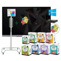 Zestaw interaktywny 43750 PLN 2 / Aktywna tablica 2023 1x monitor myBoard Grey Rock (75 cali, 4K) + 1x zestaw SmartFloor Mobile