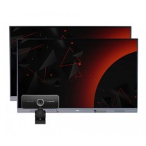 Zestaw interaktywny 17500 PLN 1 / Aktywna tablica 2023 2x monitor myBoard Grey Rock (75 cali, 4K) + 1x Kamera internetowa Full H
