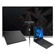 Zestaw interaktywny 14000 PLN 2 / Aktywna tablica 2023 1x monitor myBoard Grey Rock (75 cali, 4K) + 1x Laptop Acer Extensa 15,6"